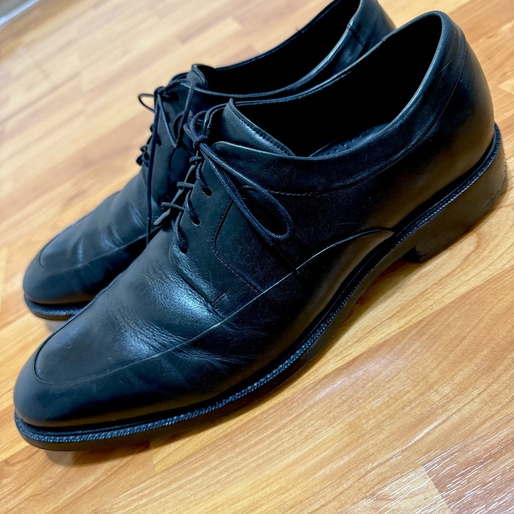 Cole Haan Black Leather‎ Oxfords Size 10.5M